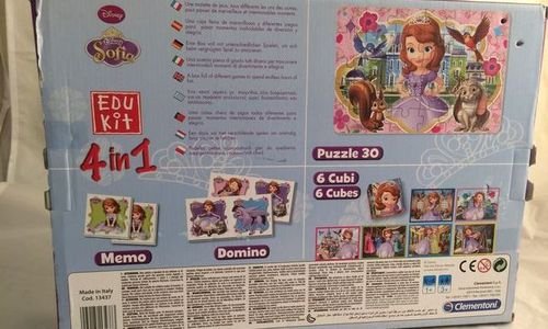 Детски Пъзел Принцеса София 4в1 Clementoni Disney 