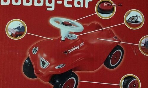 Детска количка BIG Bobby Car избутване яздене бала