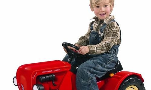 Трактор с педали Big Porsche Diesel Junior Детска 