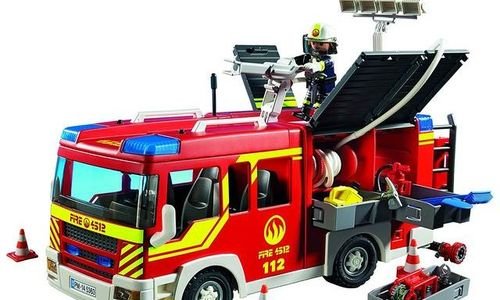 Противопожарна кола със светлини и звук Playmobil 