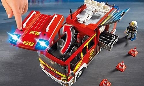 Противопожарна кола със светлини и звук Playmobil 