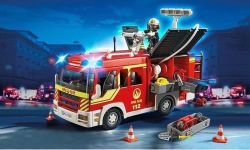 Противопожарна кола със светлини и звук Playmobil 