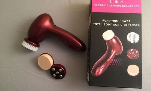 Уред за почистване на лице и грим 3 в 1 Electric C