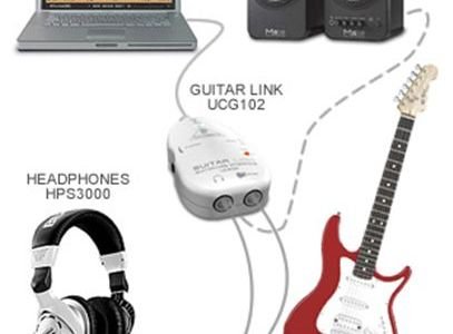 Аудио интерфейс за китара Behringer UCG102 PC Mac 