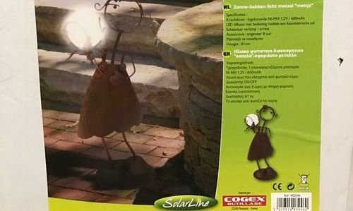 Метална соларна Led лампа Cogex outillage 32500 So