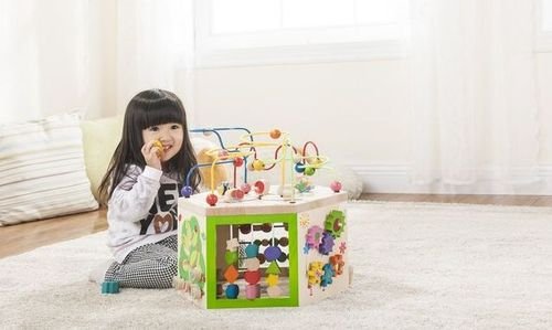 Интерактивен дървен куб Everearth 7in1 EE33285 Gar