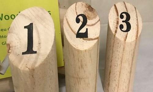 Дървена игра Molkky градинска игра за партита на о