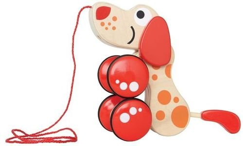 Детска дървена играчка за дърпане Куче Hape E0347 