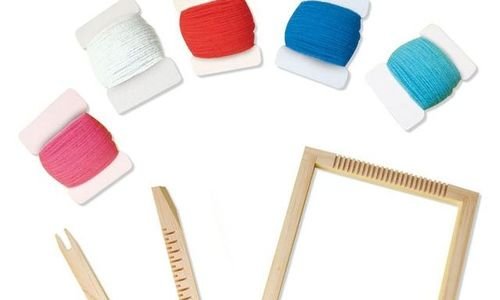 Детски дървен стан SES Creative Weaving Loom 00876
