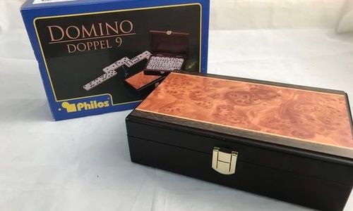 Домино в дървена кутия Philos 3605 Domino игра