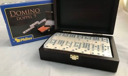 Домино в дървена кутия Philos 3605 Domino игра