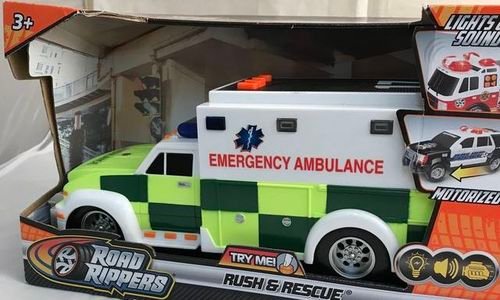 Линейка Road Rippers Rush & Rescue Ambulance кола 