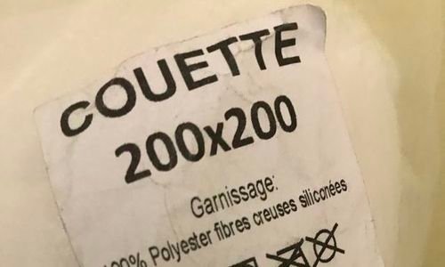 Олекотена памучна завивка Couette Lituanie юрган 