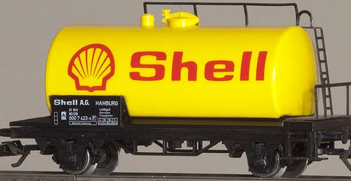 Вагон Shell Mаrklin 4442 Цистерна влак електрическ