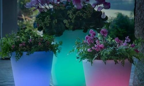 Светеща LED саксия Colour Change Plant Pot Led 