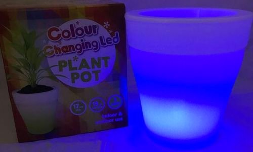 Светеща LED саксия Colour Change Plant Pot Led 