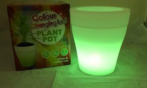 Светеща LED саксия Colour Change Plant Pot Led 