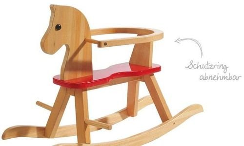 Дървено конче люлка Roba 6918 Rocking Horse с пред