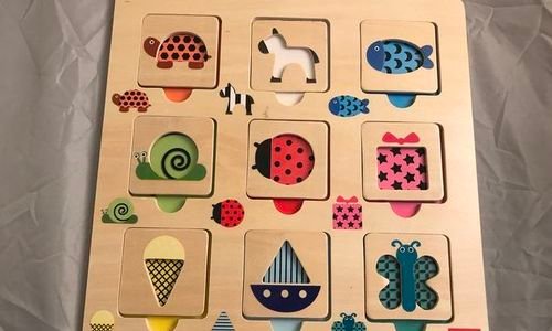 Дървена игра Goula DIS53130 пъзел играчка Голям дъ
