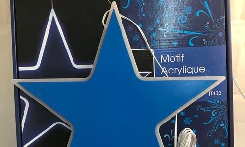Коледна украса звезда Led Lealight Blachere illumi