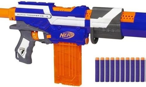 Бластер Nerf N-Strike Alpha Trooper CS-12 пушка нъ