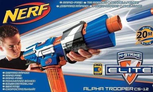 Бластер Nerf N-Strike Alpha Trooper CS-12 пушка нъ