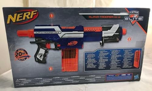 Бластер Nerf N-Strike Alpha Trooper CS-12 пушка нъ