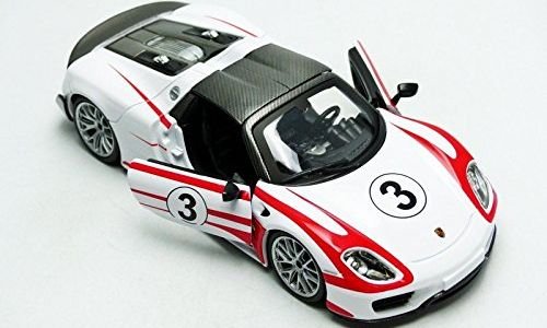 Метален модел кола Bburago Porsche 918 Spyder Weis