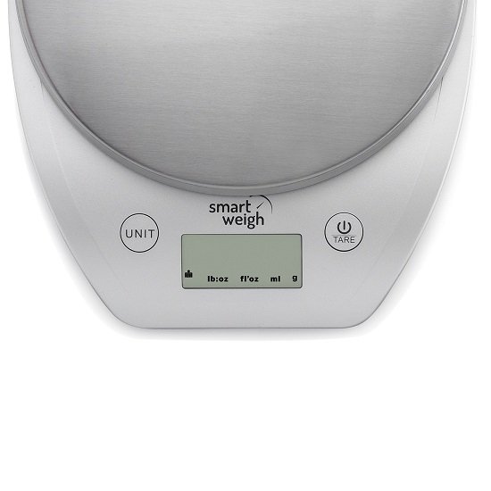 Кухненска везна SmartWeigh PLS500-SIL 5 кг g lb oz ml fl дигитална функция Тара