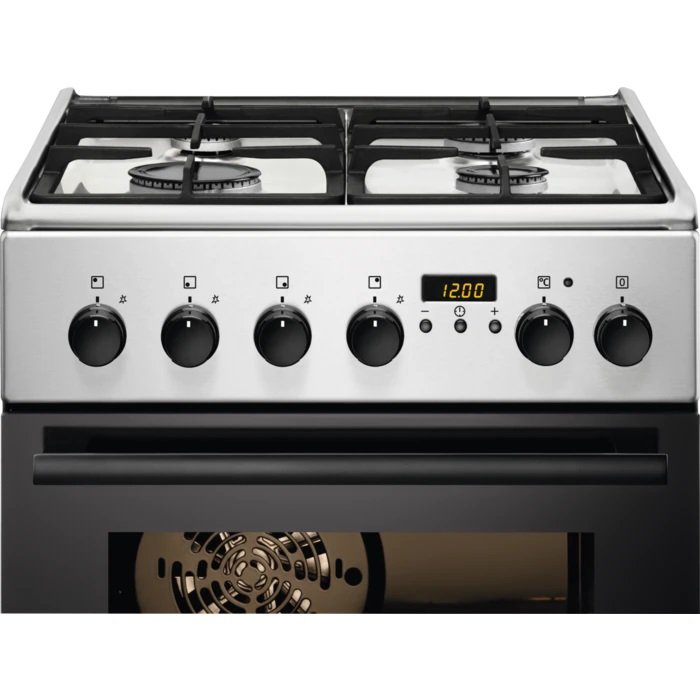 Фурна с газови котлони Electrolux EKK54554OX свободно стояща газова печка
