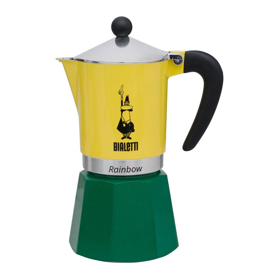КАФЕВАРКА BIALETTI ARLECCHINO ЖЪЛТ/ЗЕЛЕН | Технополис | Oferta.bg