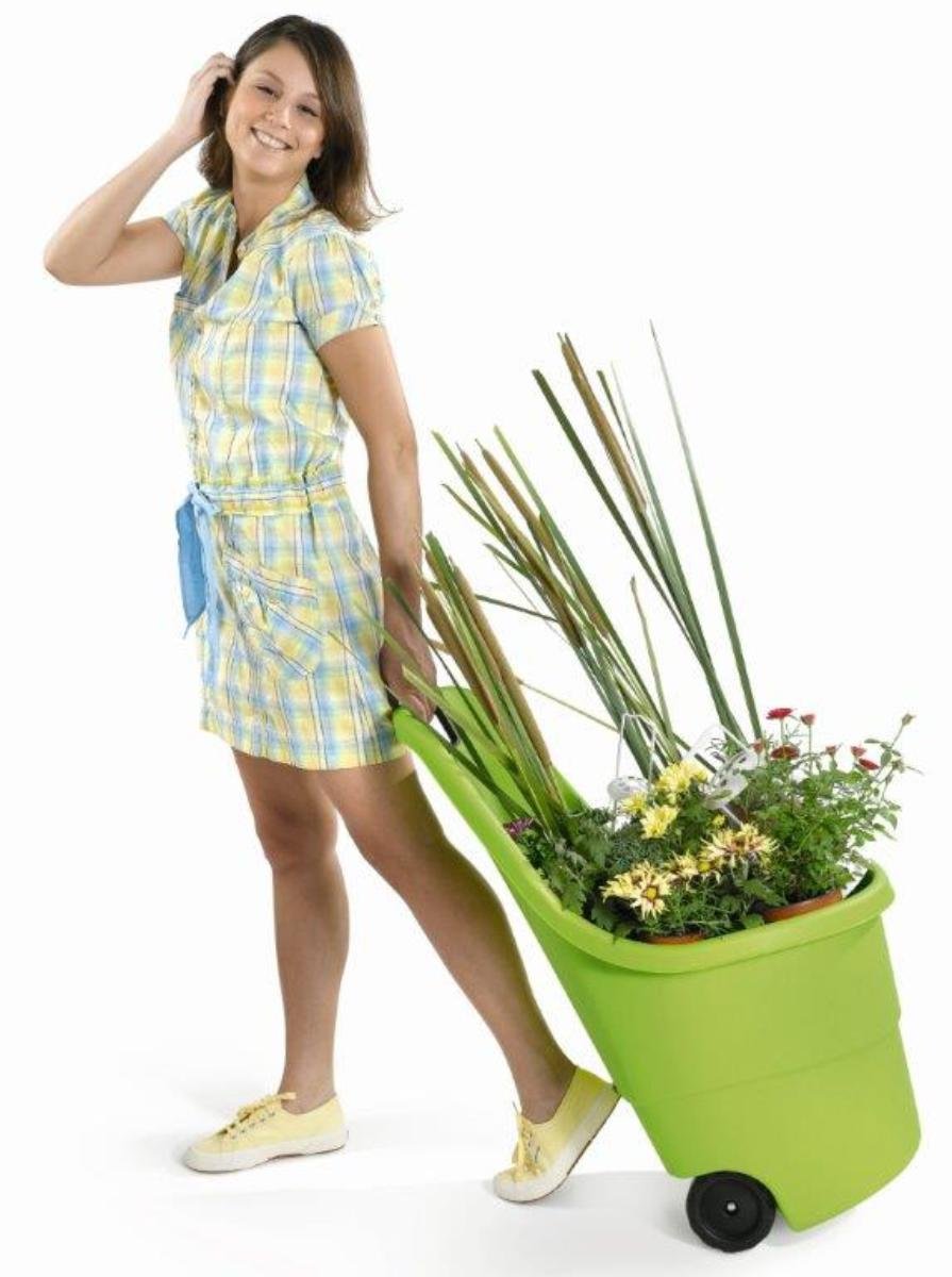 ГРАДИНСКА КОЛИЧКА 55Л ЗЕЛЕНА | Mr Bricolage | Oferta.bg