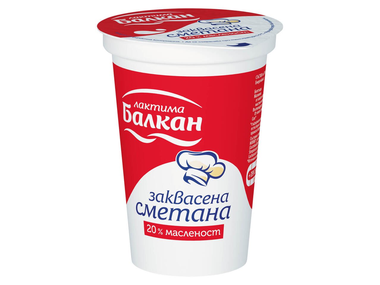 ЛАКТИМА БАЛКАН Заквасена сметана | Лидл | Oferta.bg