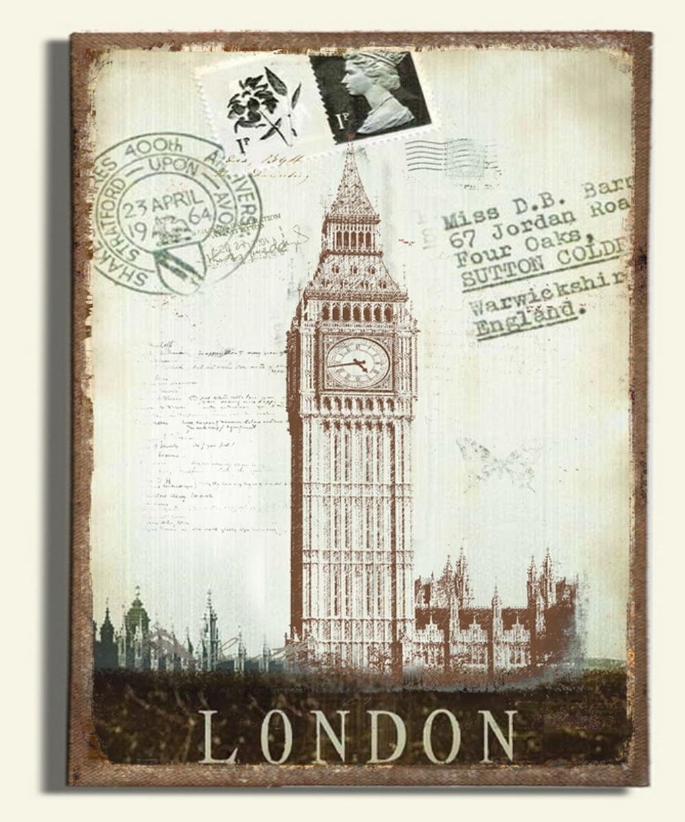 КАРТИНА ЛЕН ЛОНДОН 25х30см. | Mr Bricolage | Oferta.bg