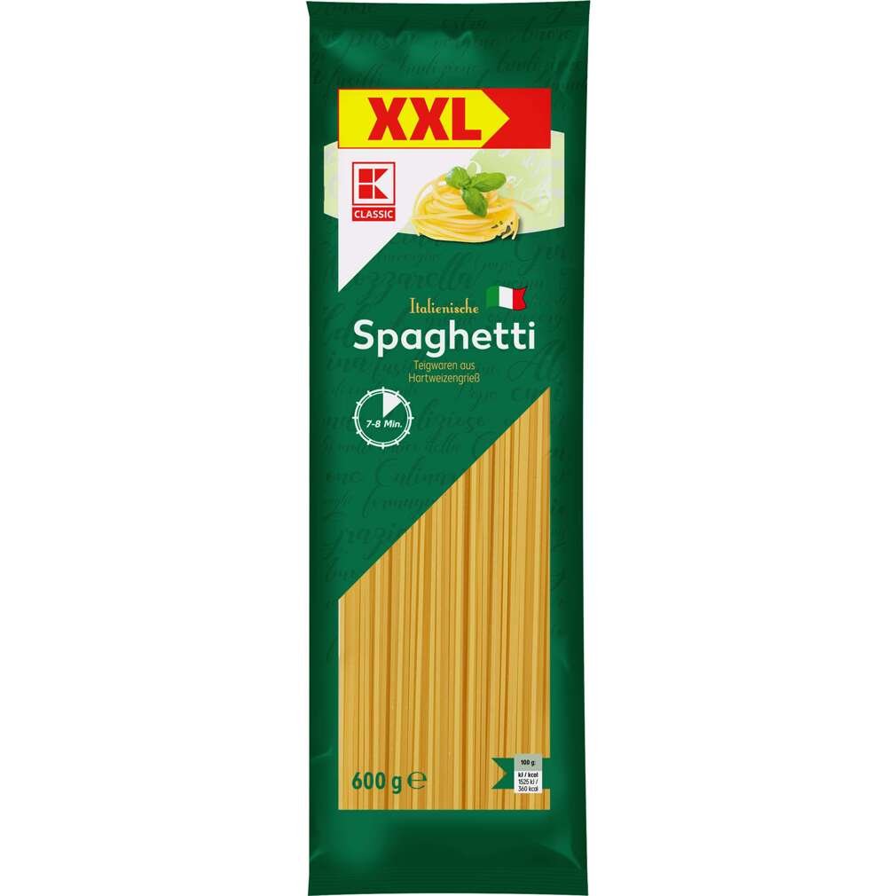 Спагети без яйца или Фусили с яйца K-Classic