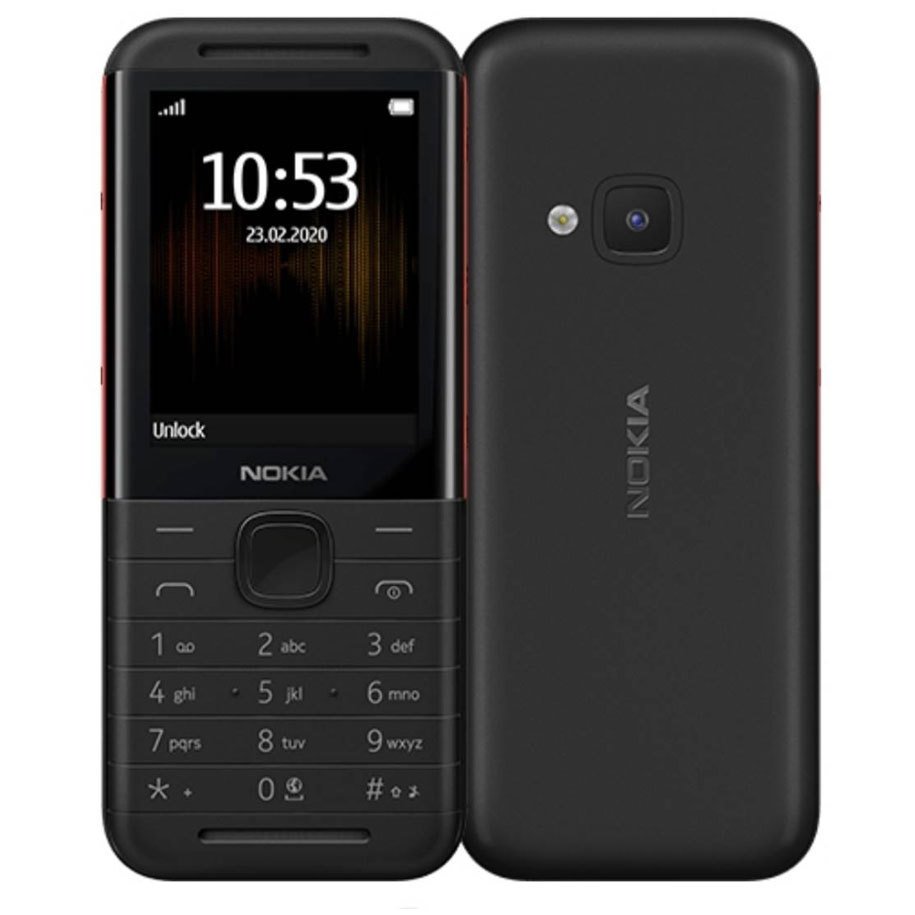 Мобилен телефон GSM NOKIA 5310 DUAL SIM BLK/RED  2.40 ", ЗАДНА КАМЕРА 0.3 MPx