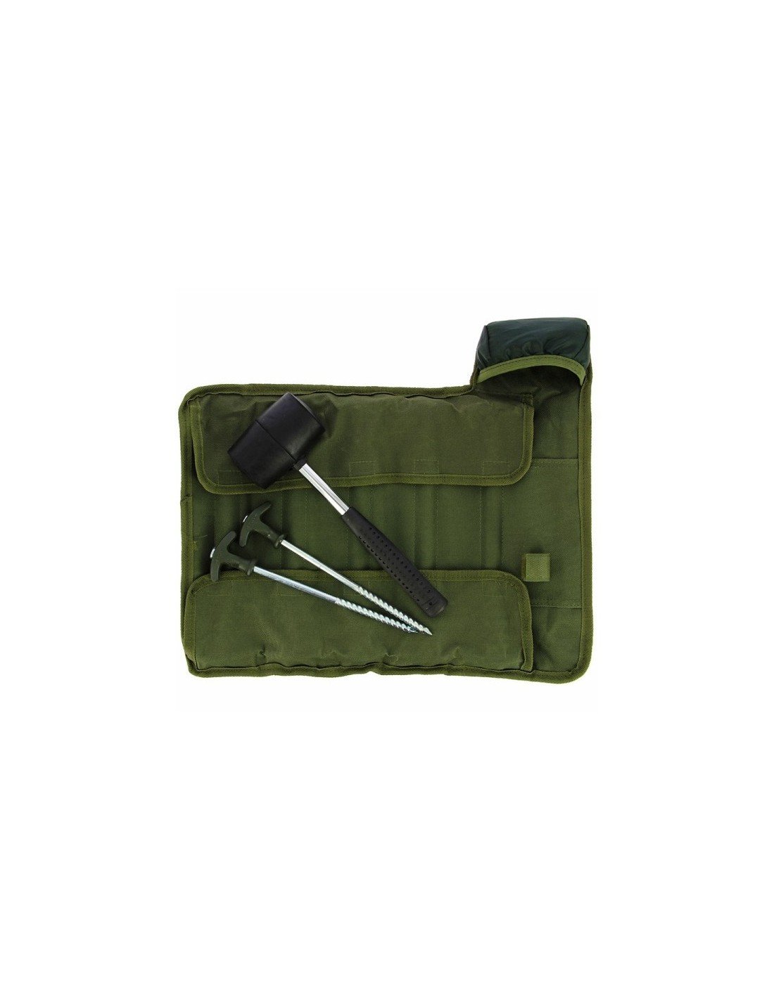 NGT Bivvy Pegs in Deluxe Roll Up Case чук и  колчета за палатка