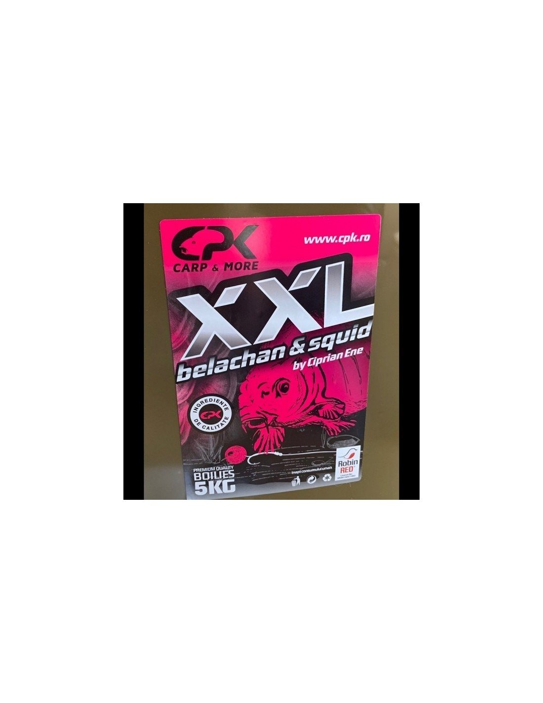 CPK XXL Belachan & Squid 5kg 20mm протеинови топчета в кофа