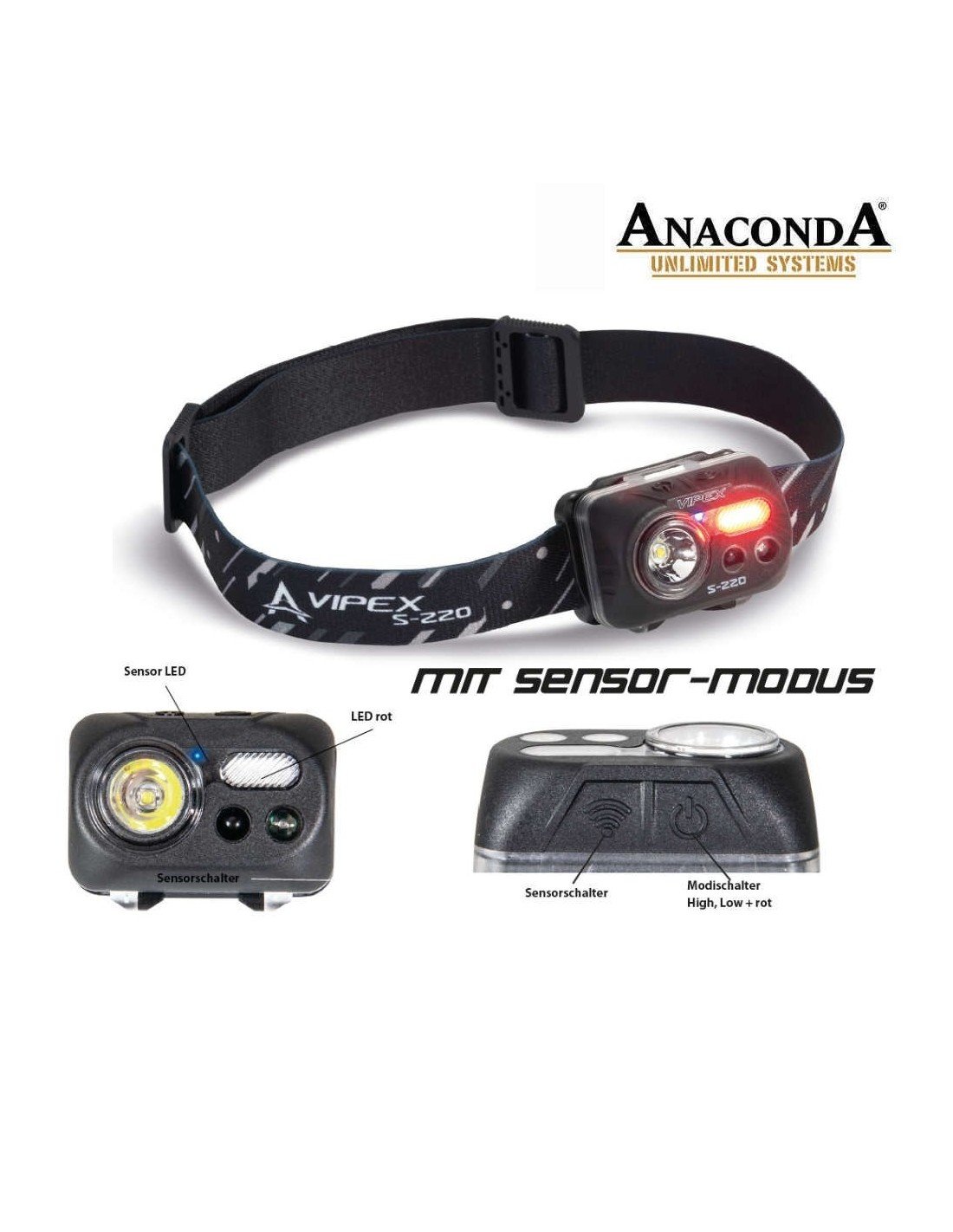 Комплект осветление - челник, лампа и фенер Anaconda
