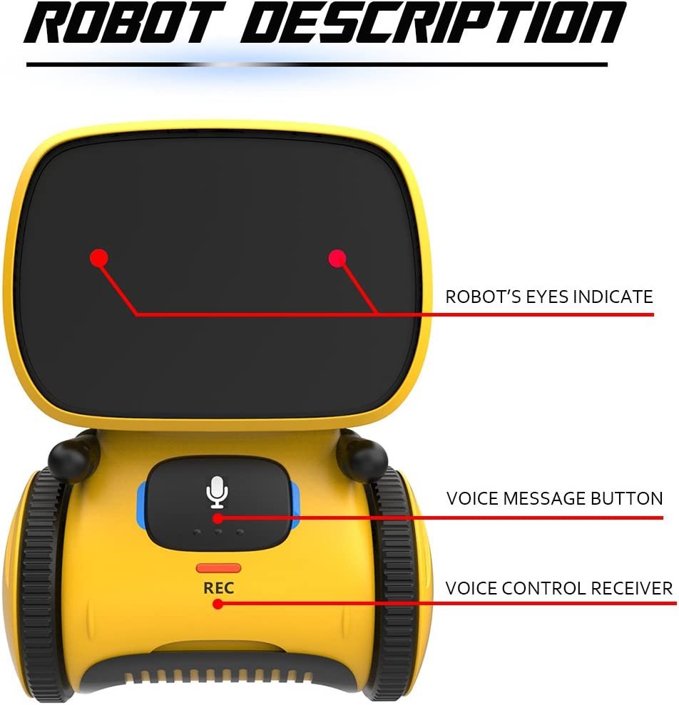 Интерактивна играчка робот At-Robot АТ001 Smart робот гласов контрол 