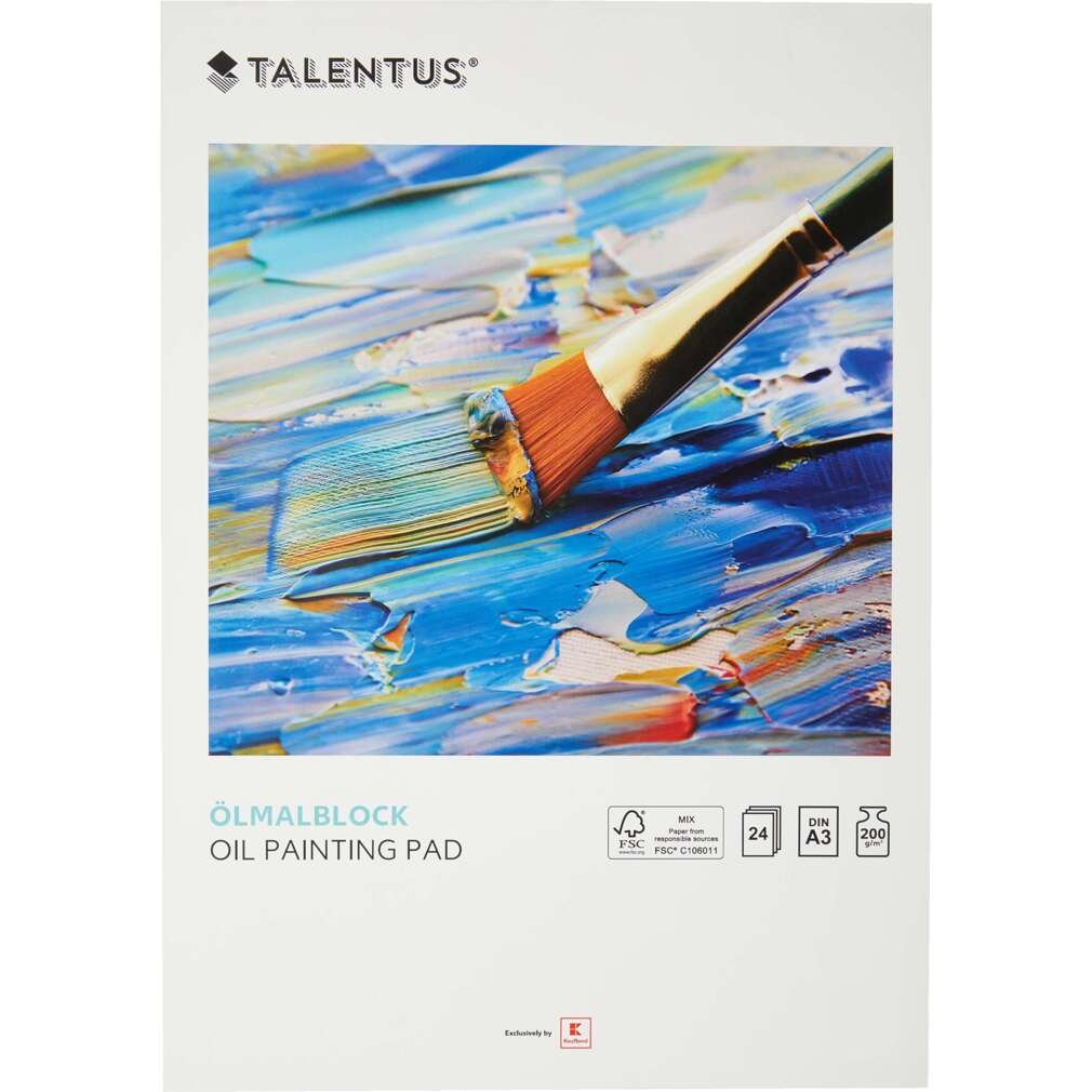 Блок за рисуване (маслени бои) Talentus