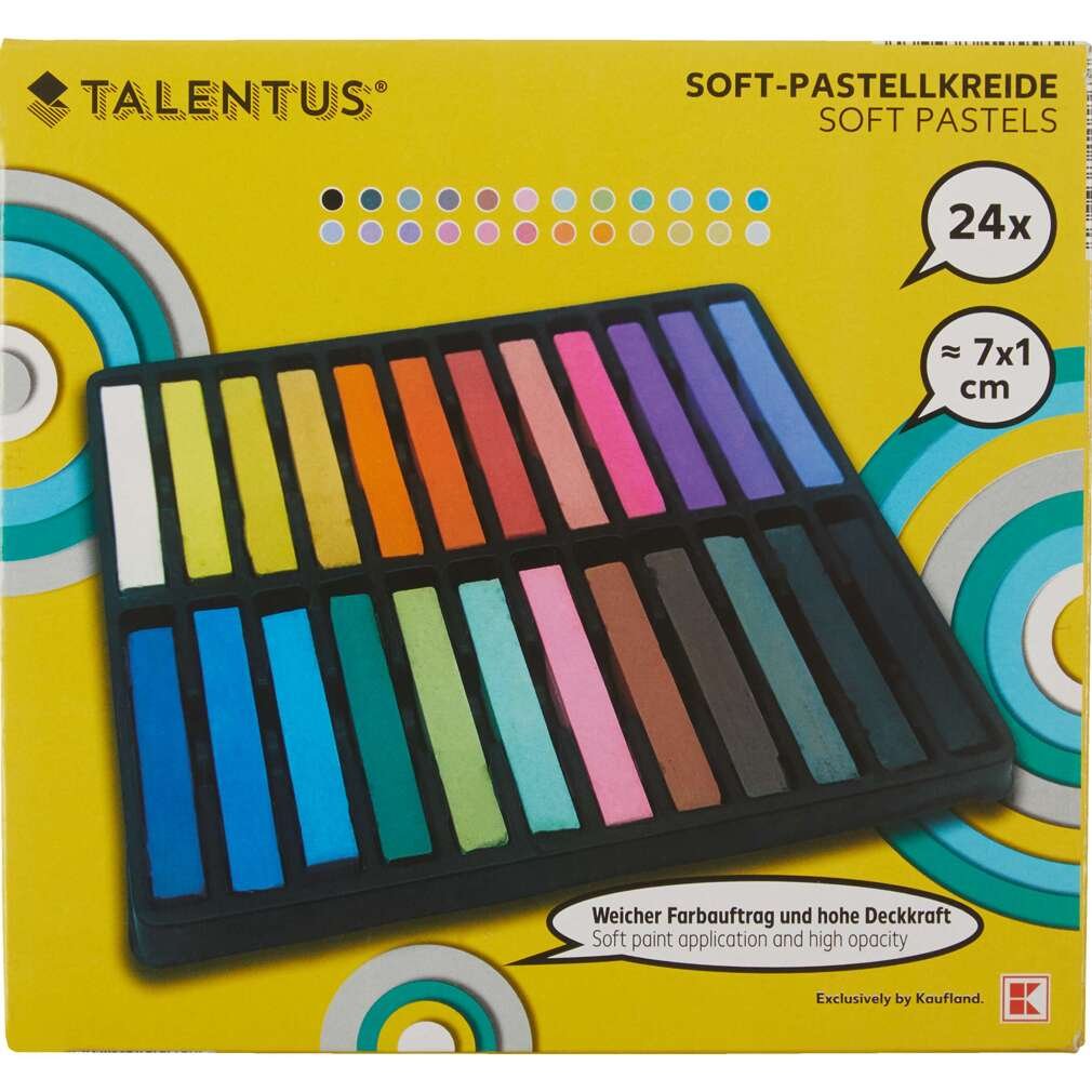 Сухи пастели 24 цвята или Флумастери двустранни 20 цвята Talentus