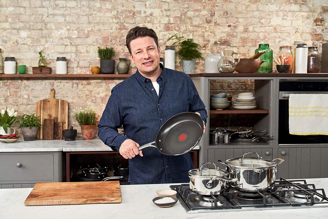 Тиган Tefal Jamie Oliver Cook Direct E3040244 20 см неръждаема стомана