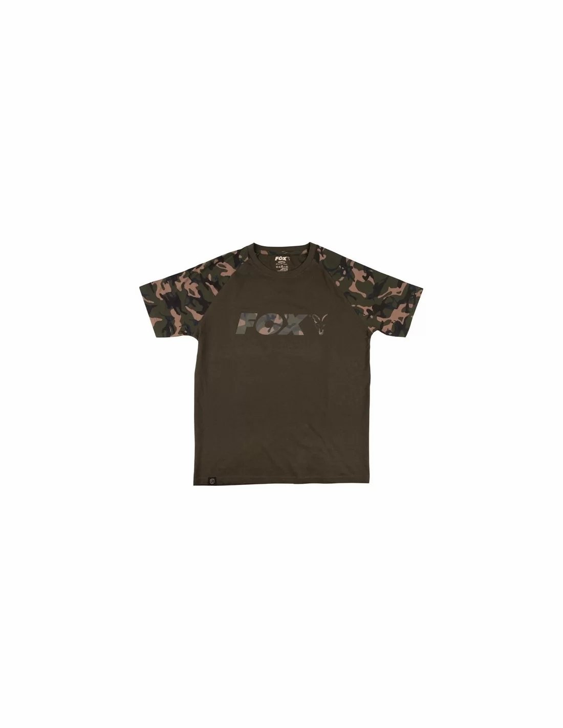 Fox Camo/Khaki Chest Print T-Shirt тениска