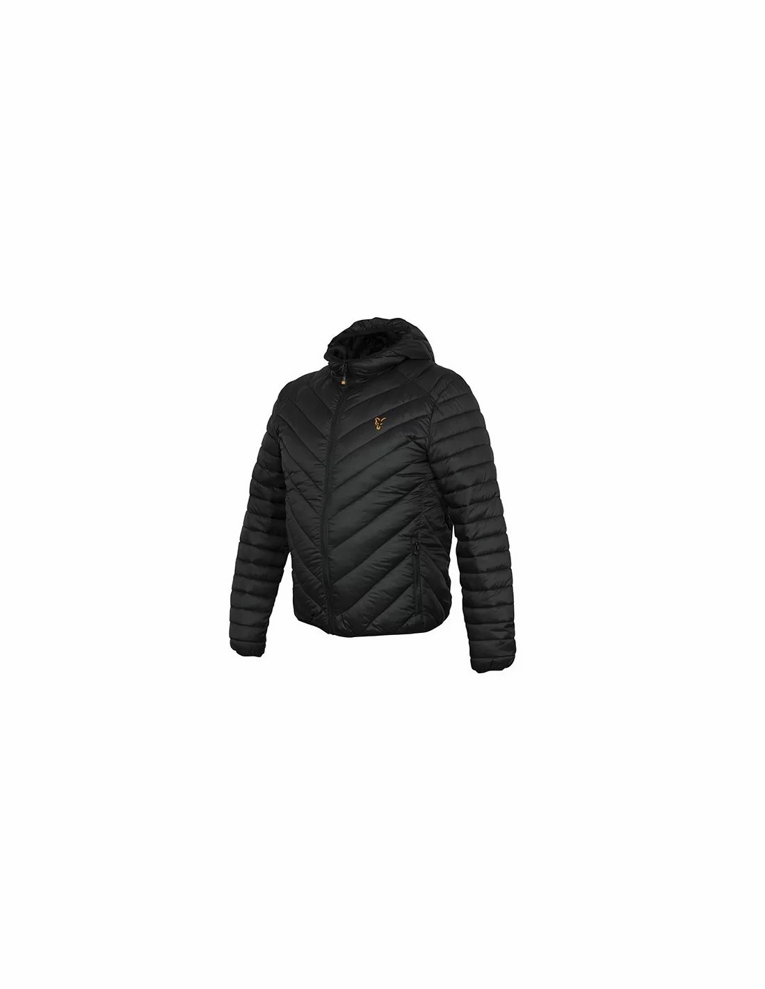 Fox Collection Quilted Jacket Black/Orange яке