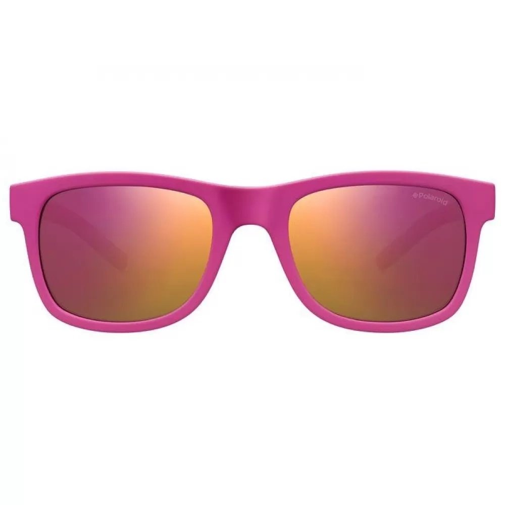 Детски слънчеви очила Polaroid Kids PLD 8020/S CYQDK PINK тъмно розово