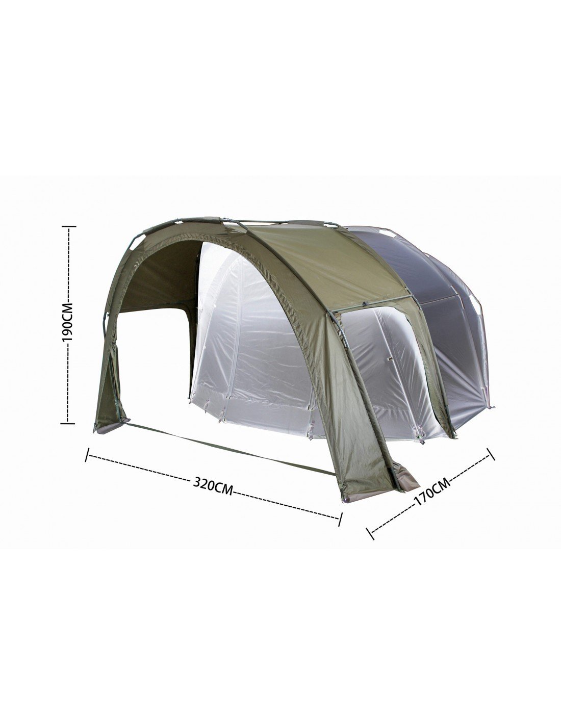 Удължение за палатка ANACONDA Cusky Prime Dome 190 Lounge Cap tent