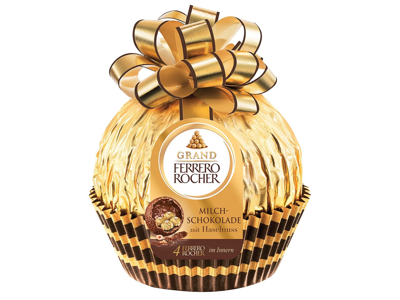 Grand Ferrero Rocher Шоколадова сфера с бонбони