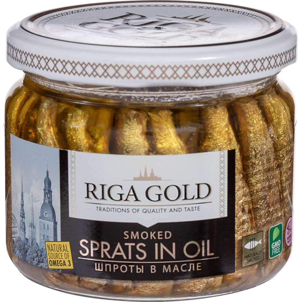 Пушени шпроти Riga Gold
