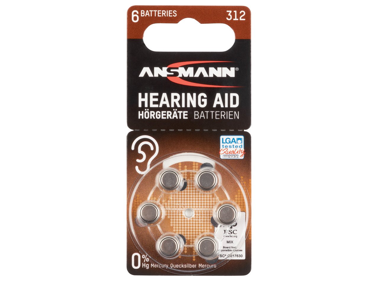 Ansmann® Батерии за слухов апарат